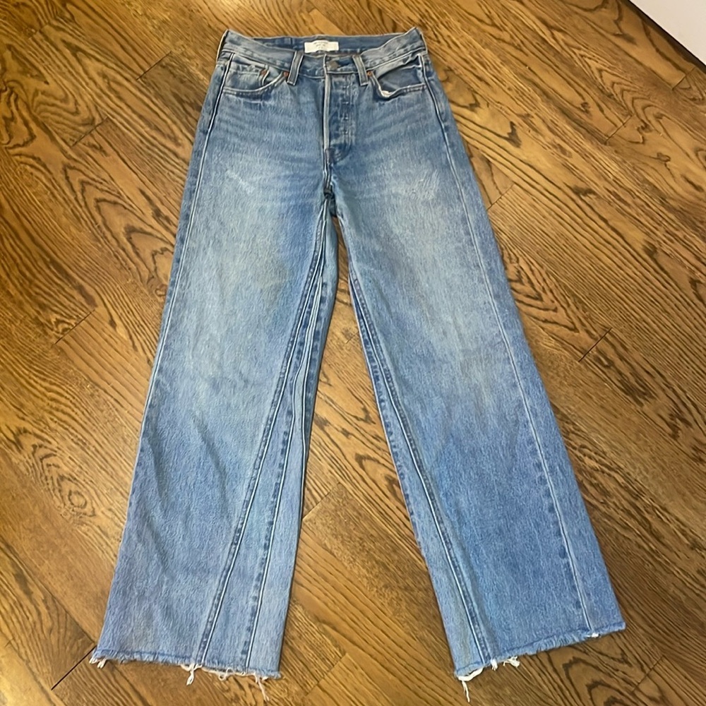 Levi's Blue Flare & Wide Leg Jeans